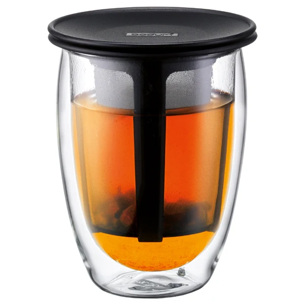 Bodum Tea For One - Glass & Tea Strainer (12oz)