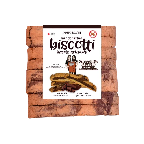Bubbie's Biscotti Chocolate Marble Crunch (8)