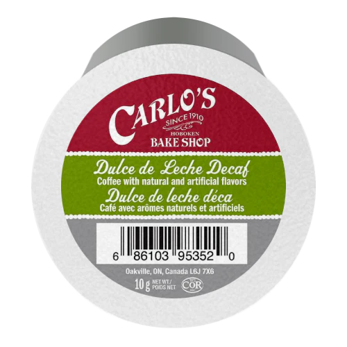 Carlo's Bake Shop Dulce de Leche DECAF Coffee Cups (24)