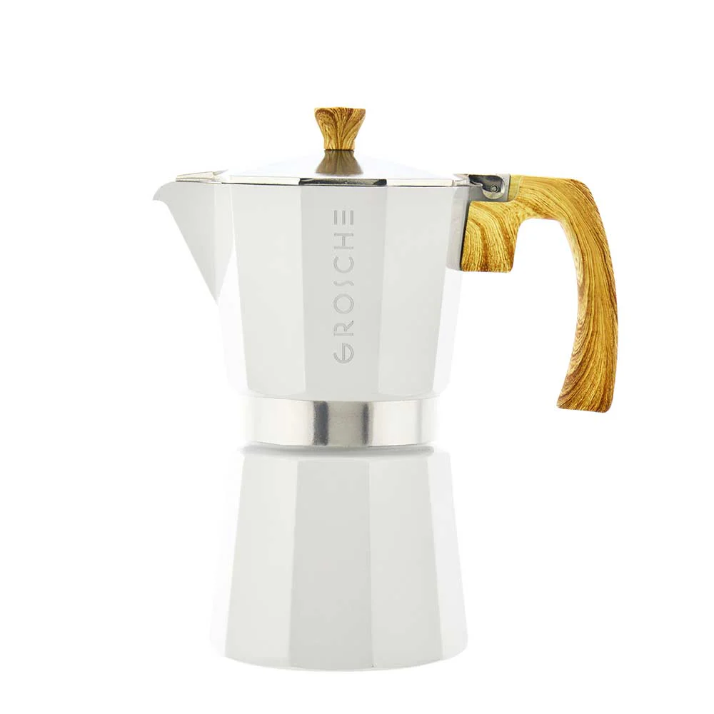 Grosche Milano Stovetop Espresso Maker (White) - Image 2