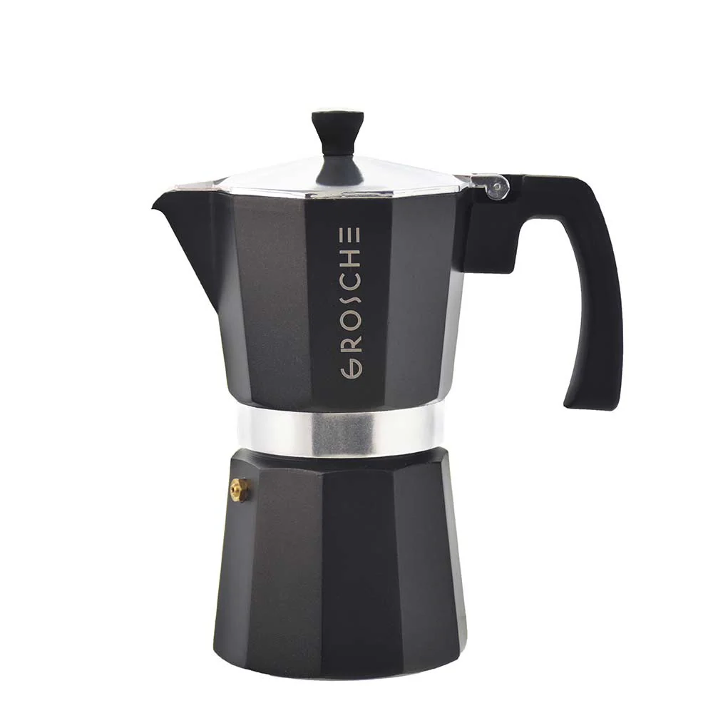 Grosche Milano Stovetop Espresso Maker (Black) - Image 3