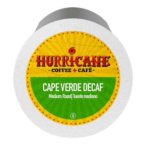 Hurricane Cape Verde Decaf Coffee Cups (24)