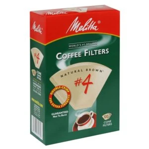 Melitta Brown Cone #4 Filter Paper