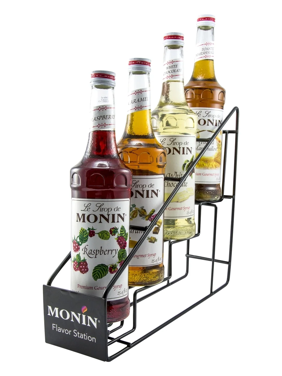 Monin 4 Bottle Wire Rack - Image 3