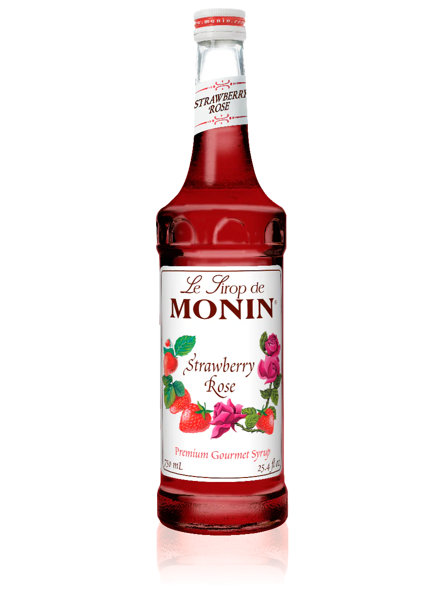 Monin Strawberry Rose Syrup