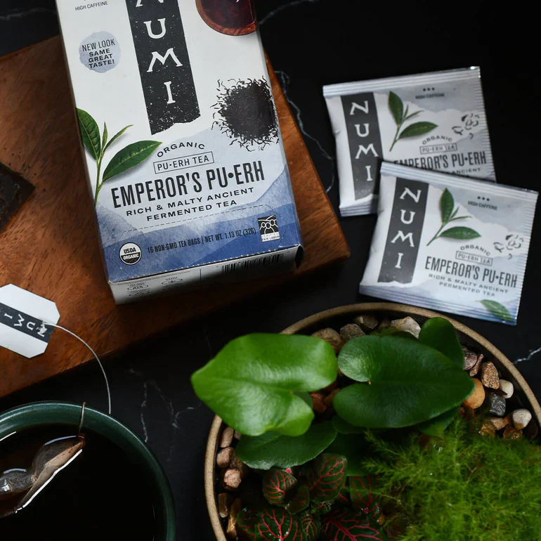 Numi Emperor's Pu-Erh Tea Bags (16) - Image 4