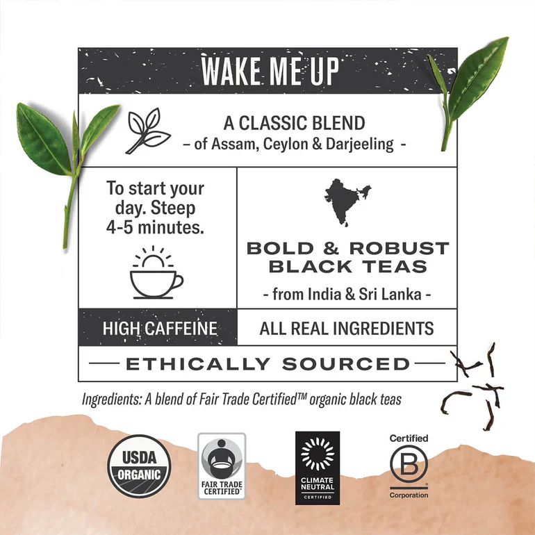 Numi Breakfast Blend Tea Bags (18) - Image 2
