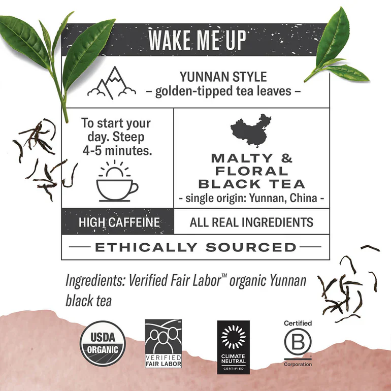 Numi Chinese Breakfast Tea Bags (18) - Image 2