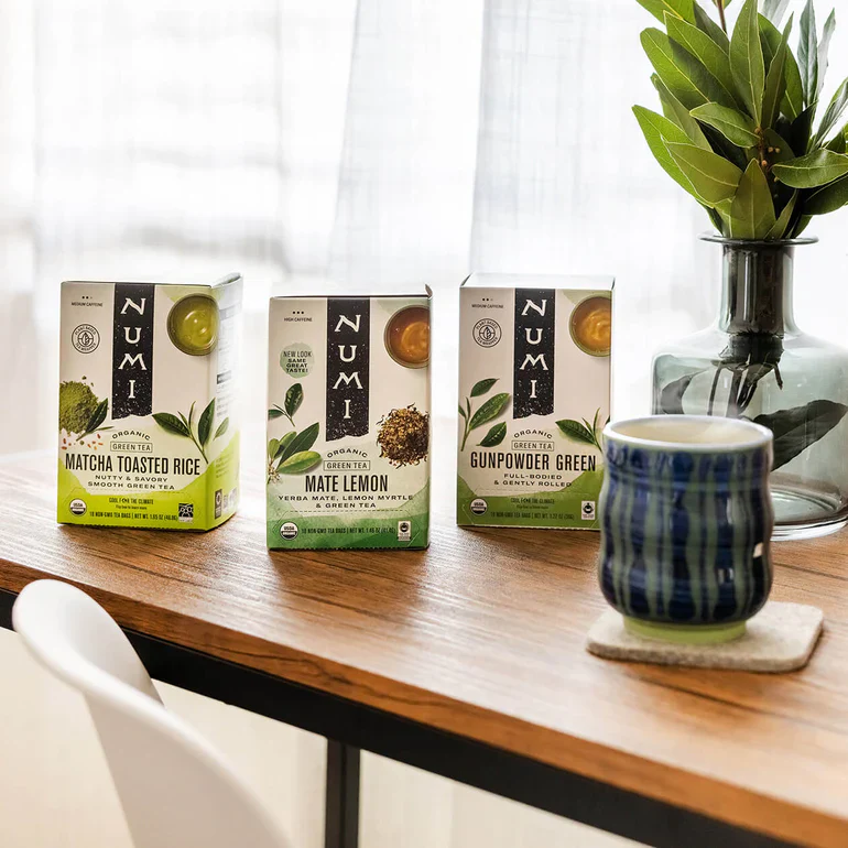 Numi Matcha Toasted Rice Tea Bags (18) - Image 3