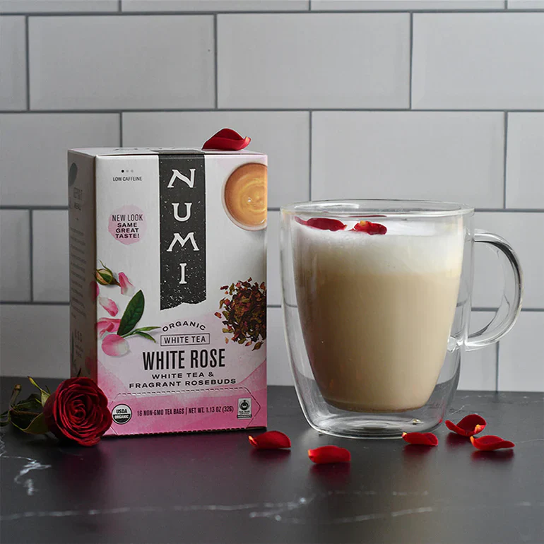 Numi White Rose Tea Bags (16) - Image 5