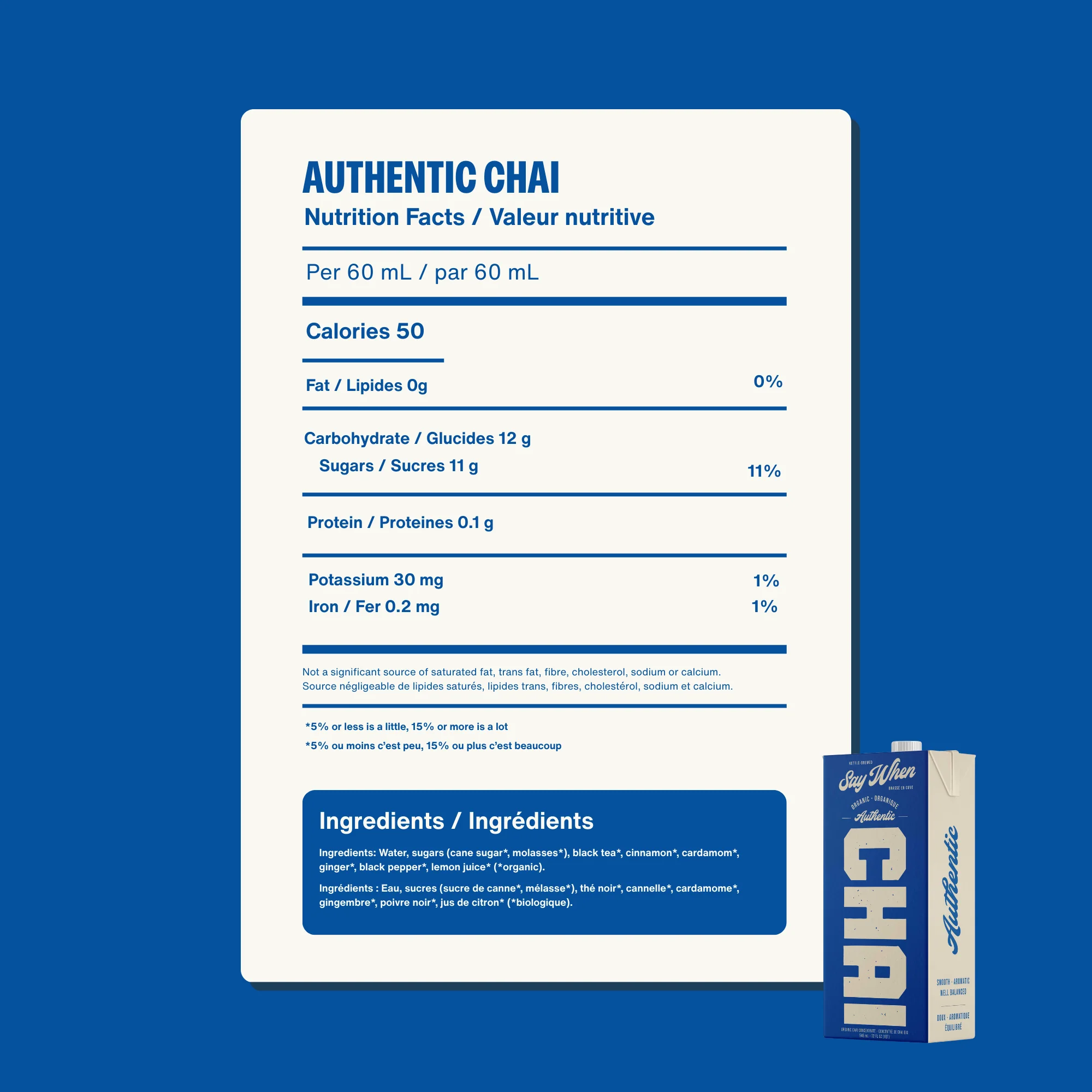 Say When Authentic Chai (946ml) - Image 3