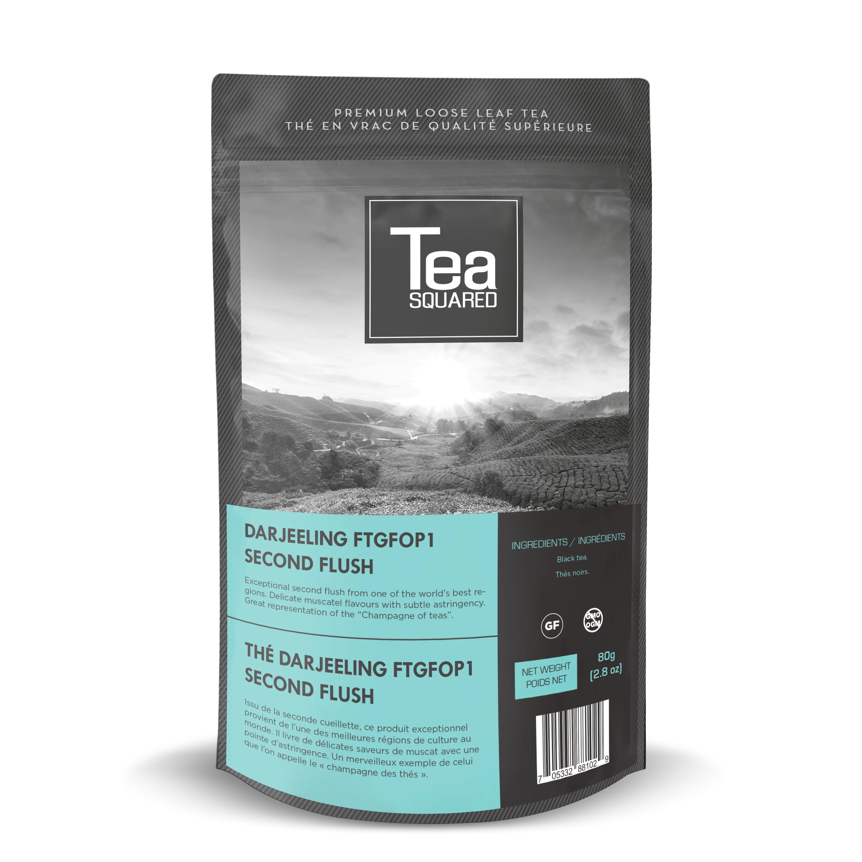 Tea Squared Darjeeling FTGFOP1 Second Flush Loose Leaf Tea (80g)