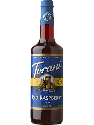 Torani Sugar Free Red Raspberry Syrup (750ml)