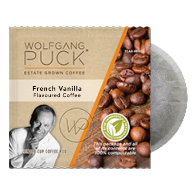 Wolfgang Puck French Vanilla 100% Compostable Pods (18)
